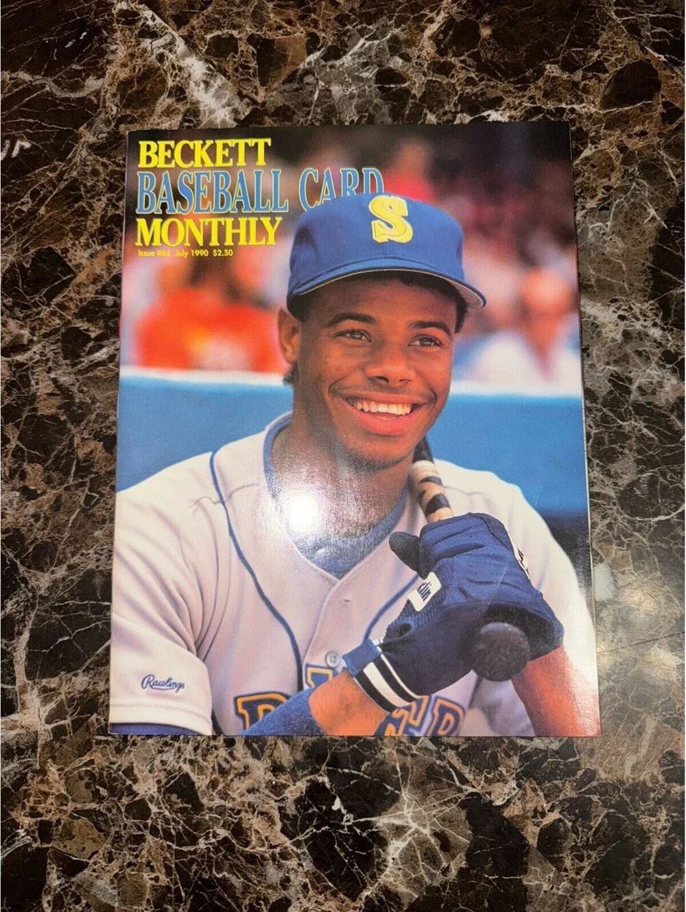 Beckett Baseball Card Monthly Issue #64 July 1990 Ken Griffey Jr Cover